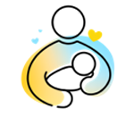 Mother and baby icon